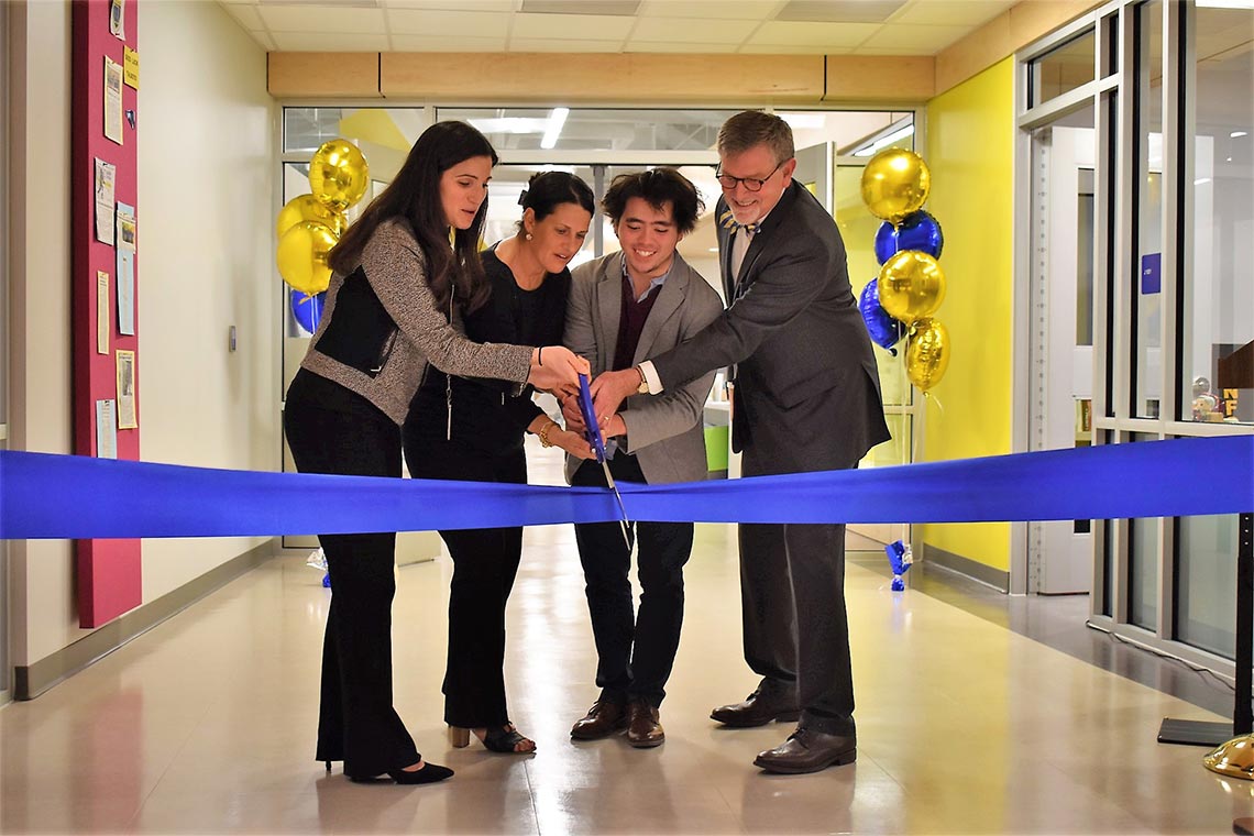 Hampton Township High School cuts ribbon to new media center