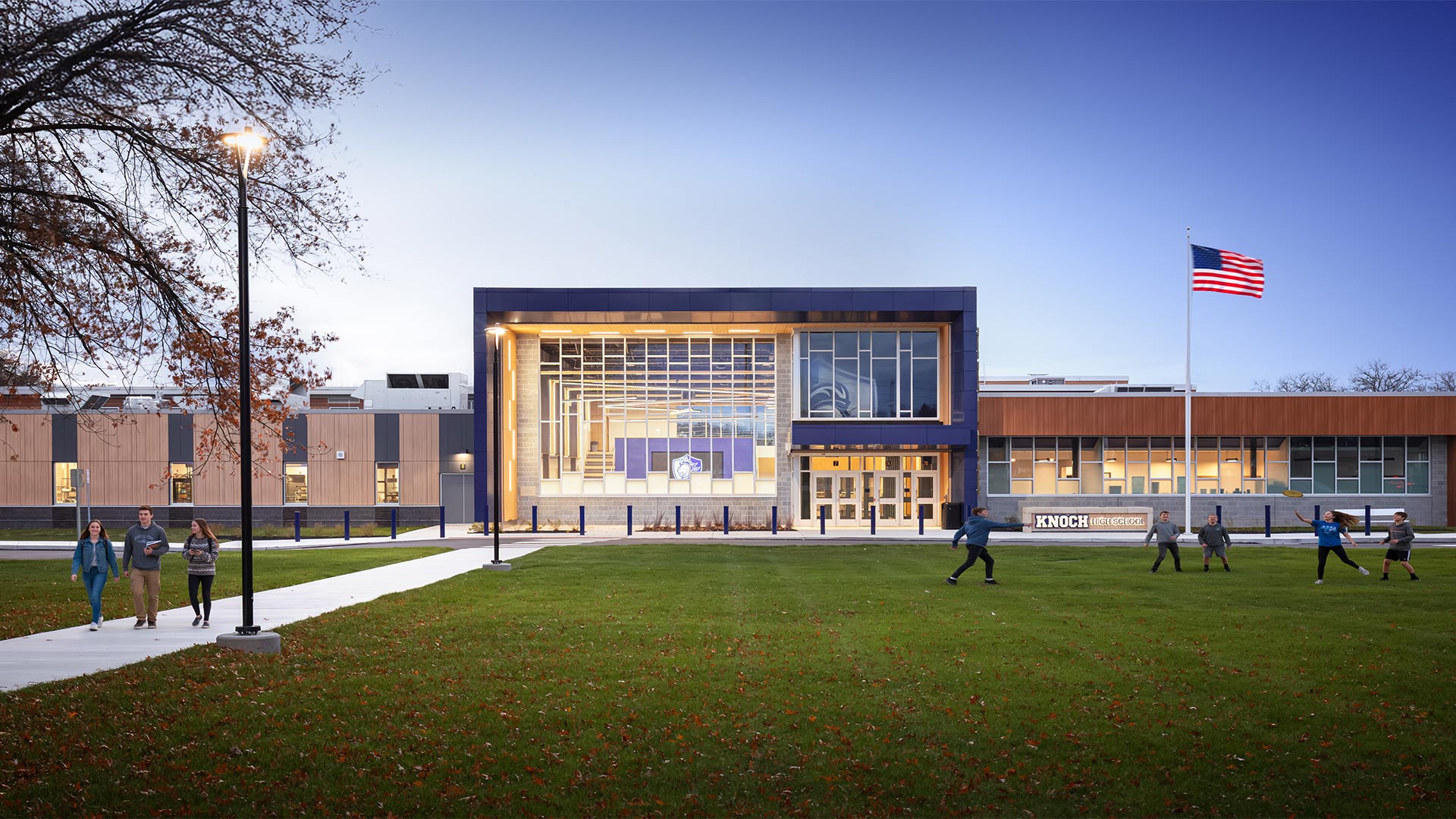 High School building exterior