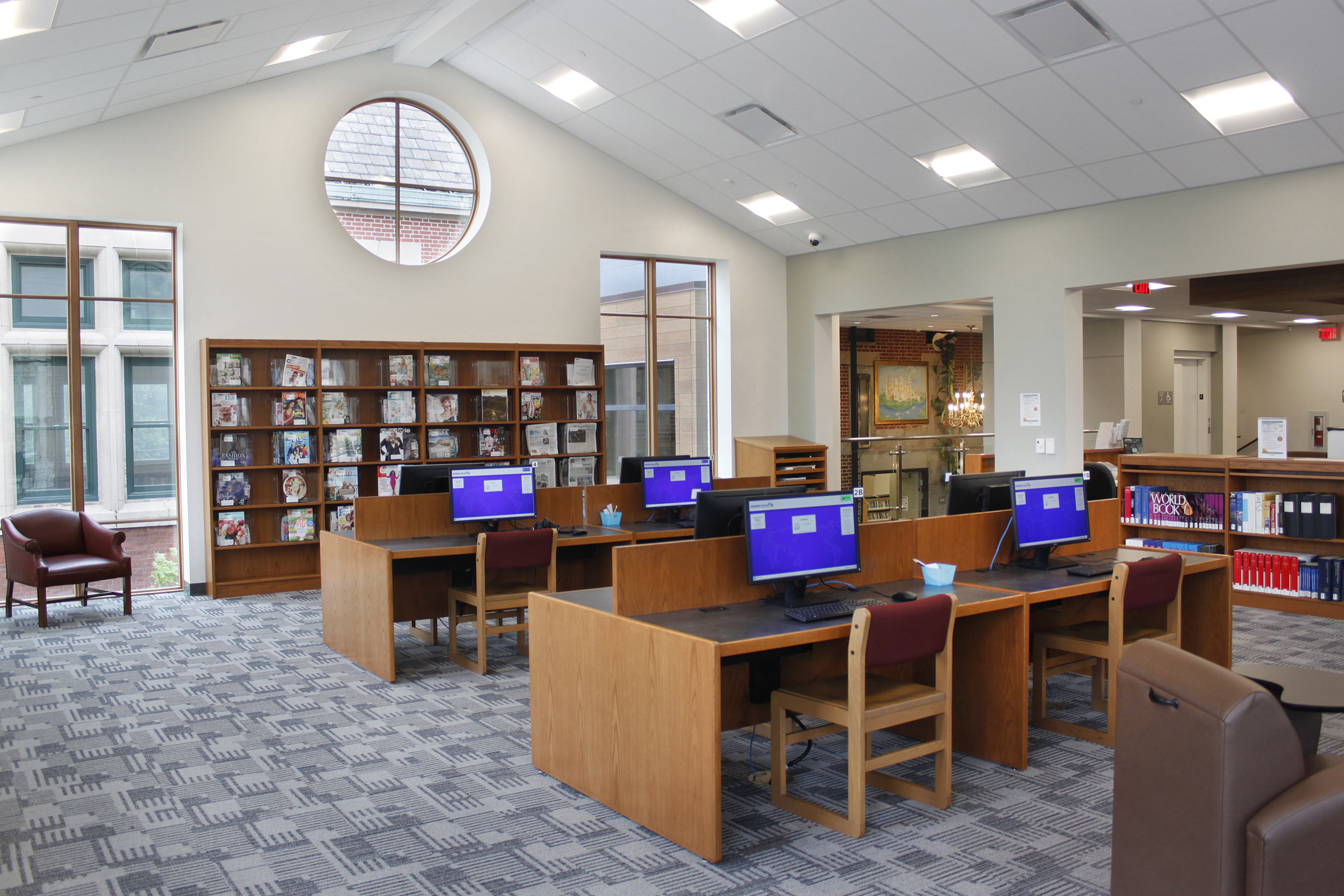 Public Library of Steubenville and Jefferson County, Reading Room
