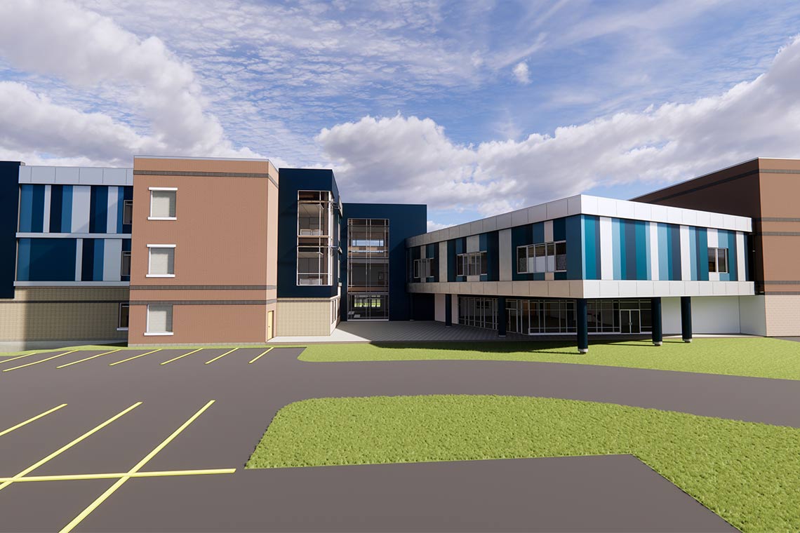 New Trinity Intermediate School rendering